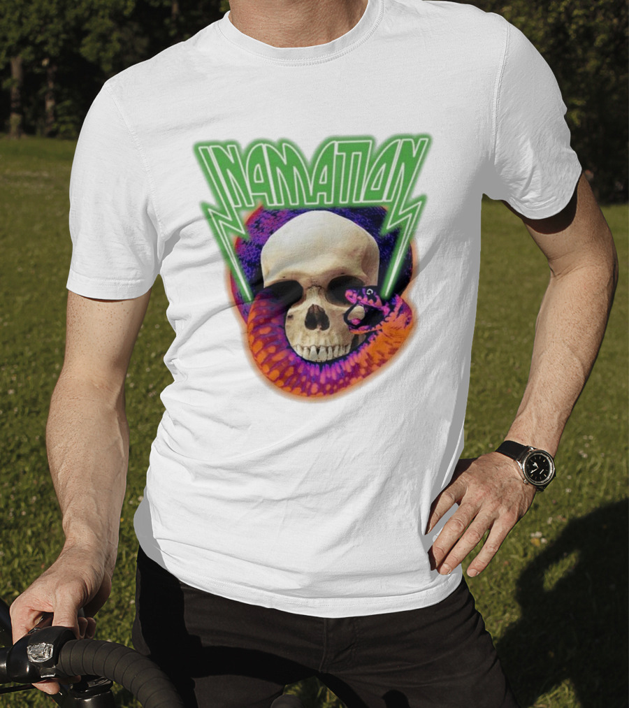 In4mation Skull Snake Iconic T-Shirt