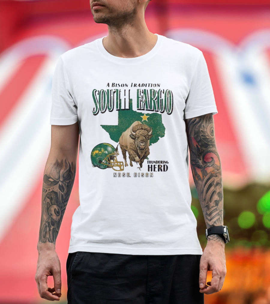 NDSU Bison Thundering Herd A Bison Tradition South Fargo T-Shirt