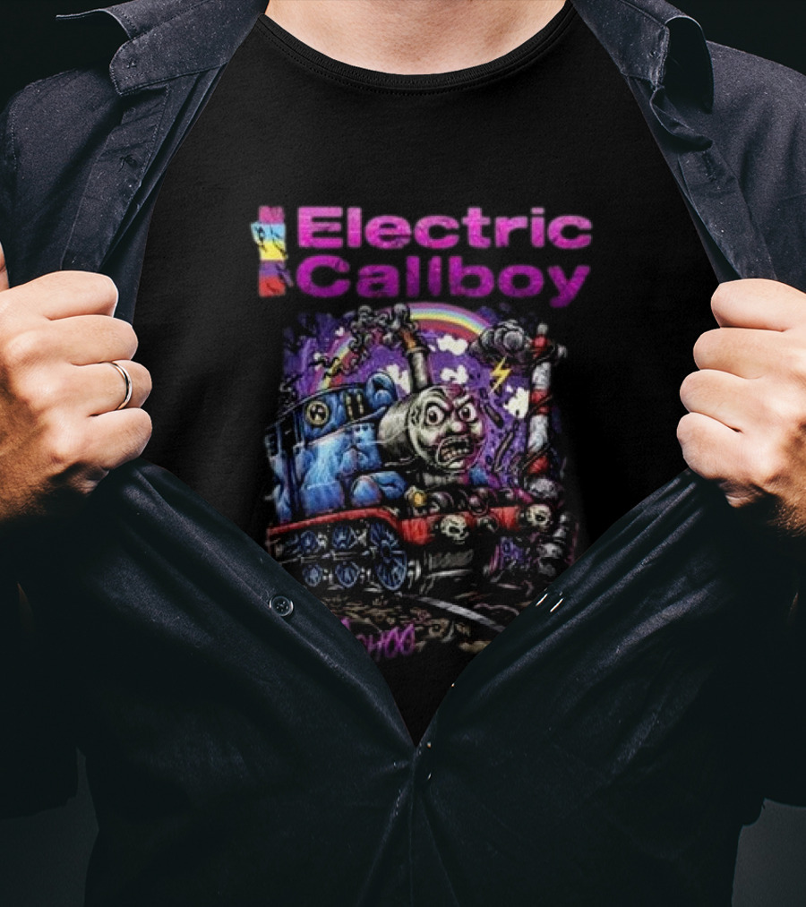 Electric Callboy Choo Choo Train Monster Electric Thunderbolt T-Shirt