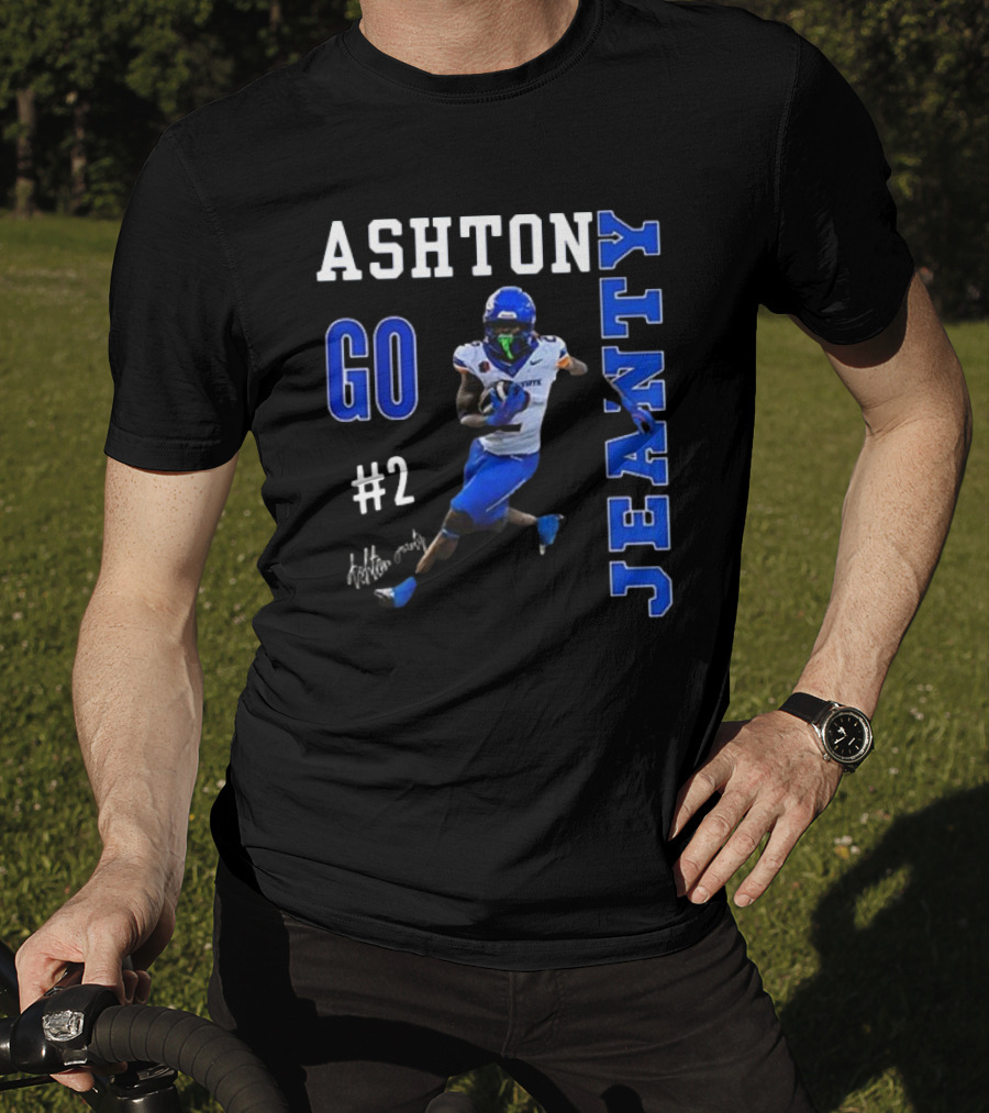 ASHTON GO JEANTY #2 Signature T-Shirt