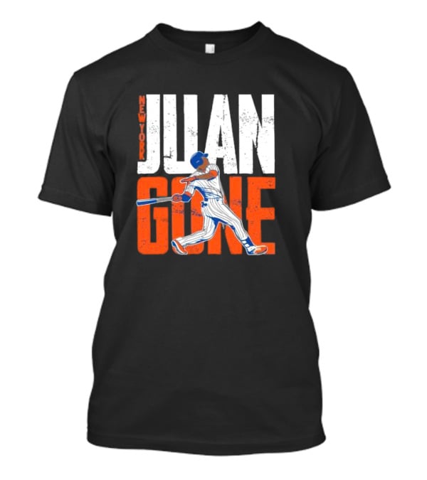 New York Juan Gone Baseball Player Swinging T-Shirt