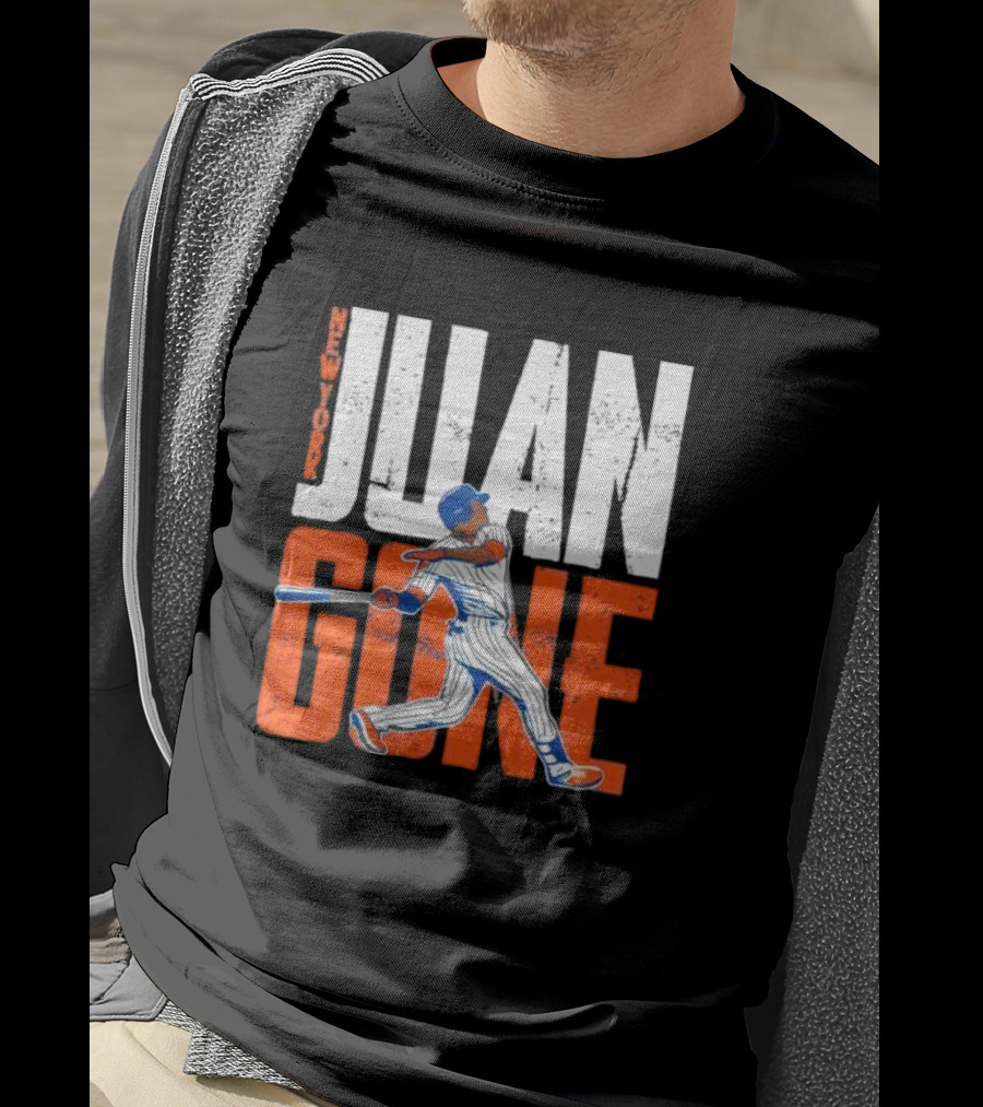 New York Juan Gone Baseball Player Swinging T-Shirt