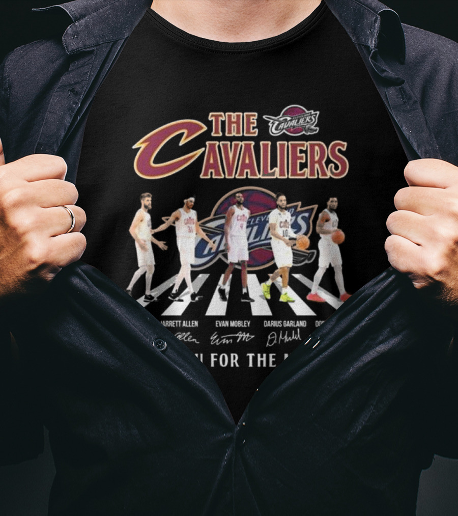 The Cavaliers Cleveland Cavaliers Basketball Signature Thank You For The Memories Dean Wade Jarrett Allen Evan Mobley Darius Garland Donovan Mitchell T-Shirt