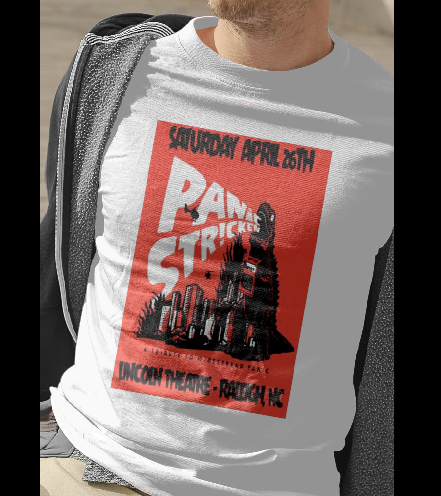 Saturday April 26th Panic Stricken A Tribute To Widespread Panic Lincoln Theatre Raleigh NC T-Shirt