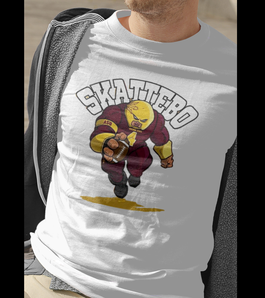 Skattebo ASU Arizona State Football Juggernaut T-Shirt