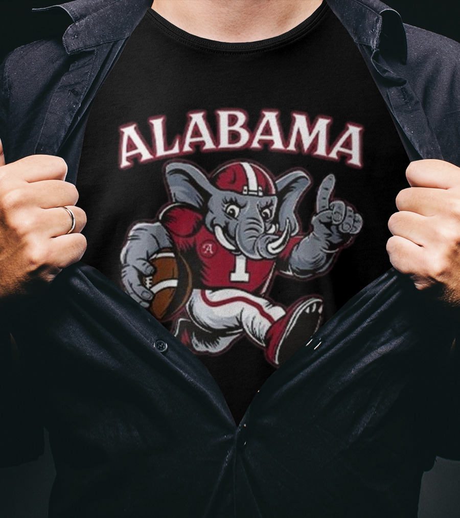 Alabama Crimson Tide Big Al Football Mascot T-Shirt