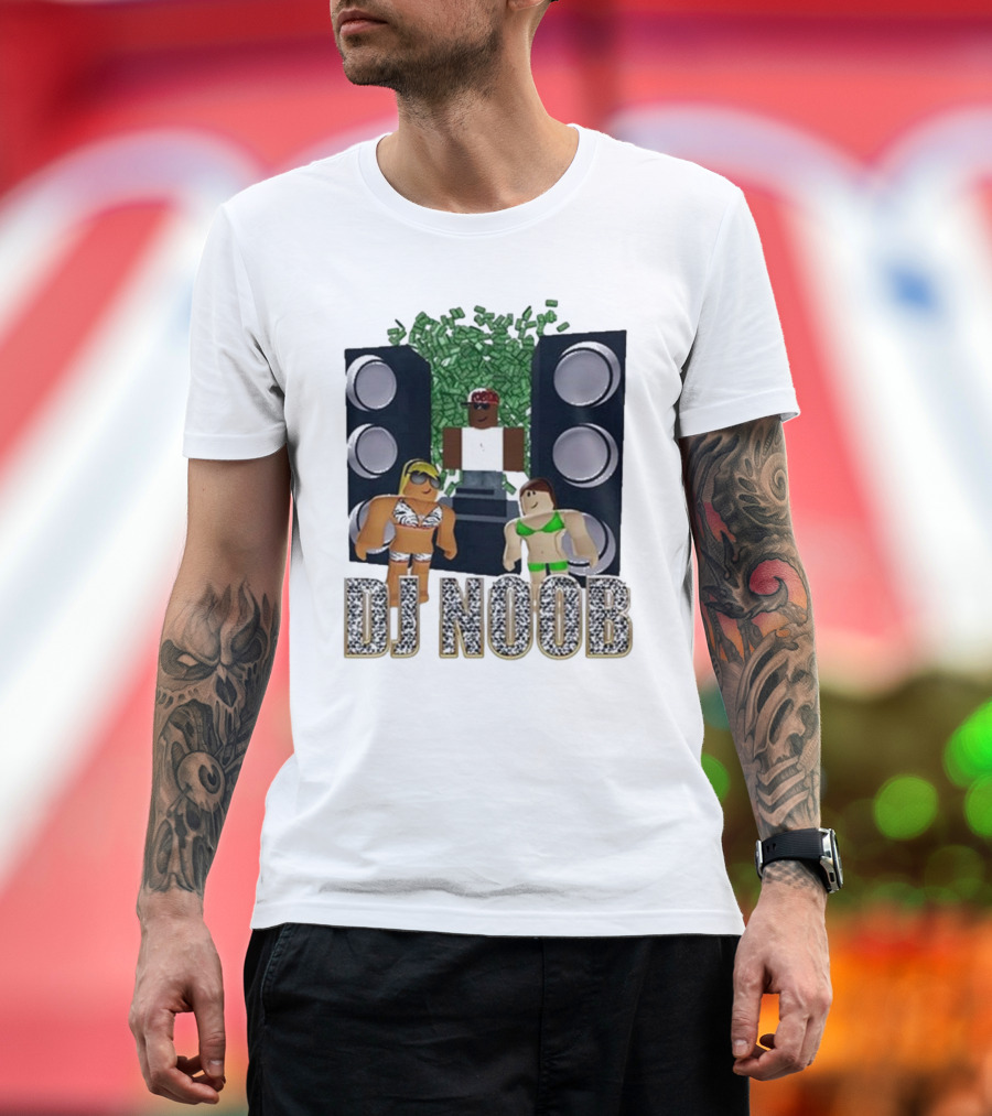 DJ Noob Roblox Dance Party Experience T-Shirt