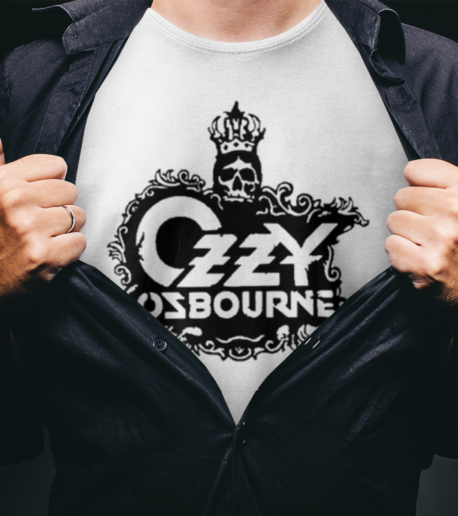 Ozzy Osbourne Skull Crown Gilded T-Shirt