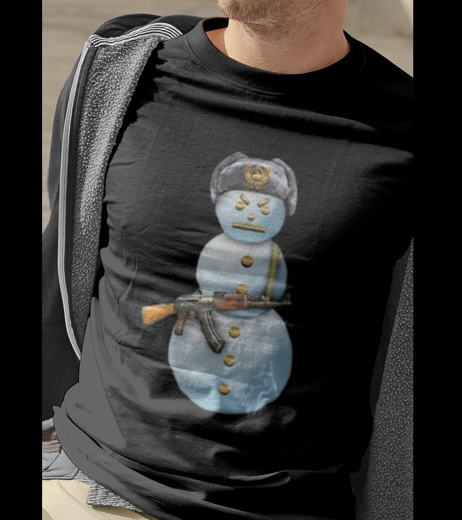 Jpegmafia Snowman Soviet Hat AK-47 Iconic T-Shirt