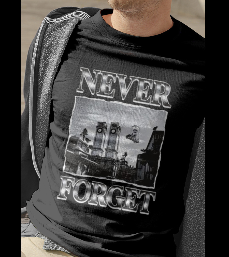 Never Forget Back To The Future Clock Tower Iconic Scene T-Shirt