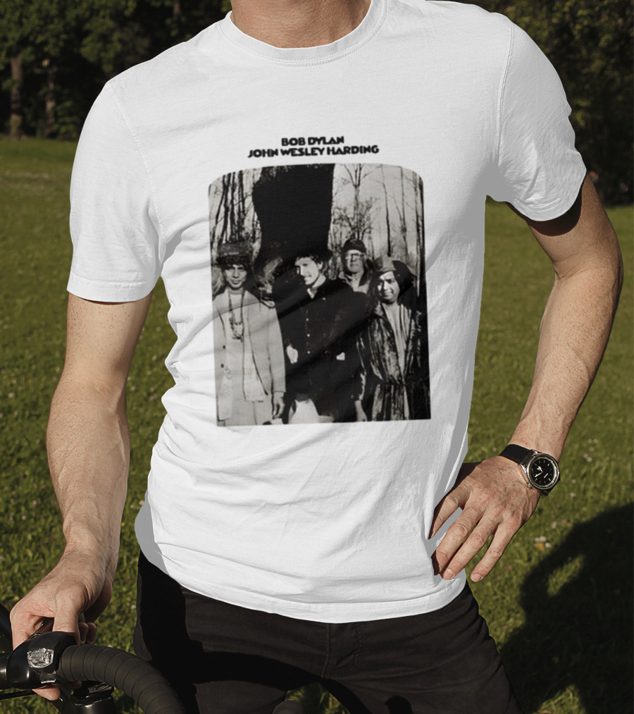 Bob Dylan John Wesley Harding Album Cover Image T-Shirt