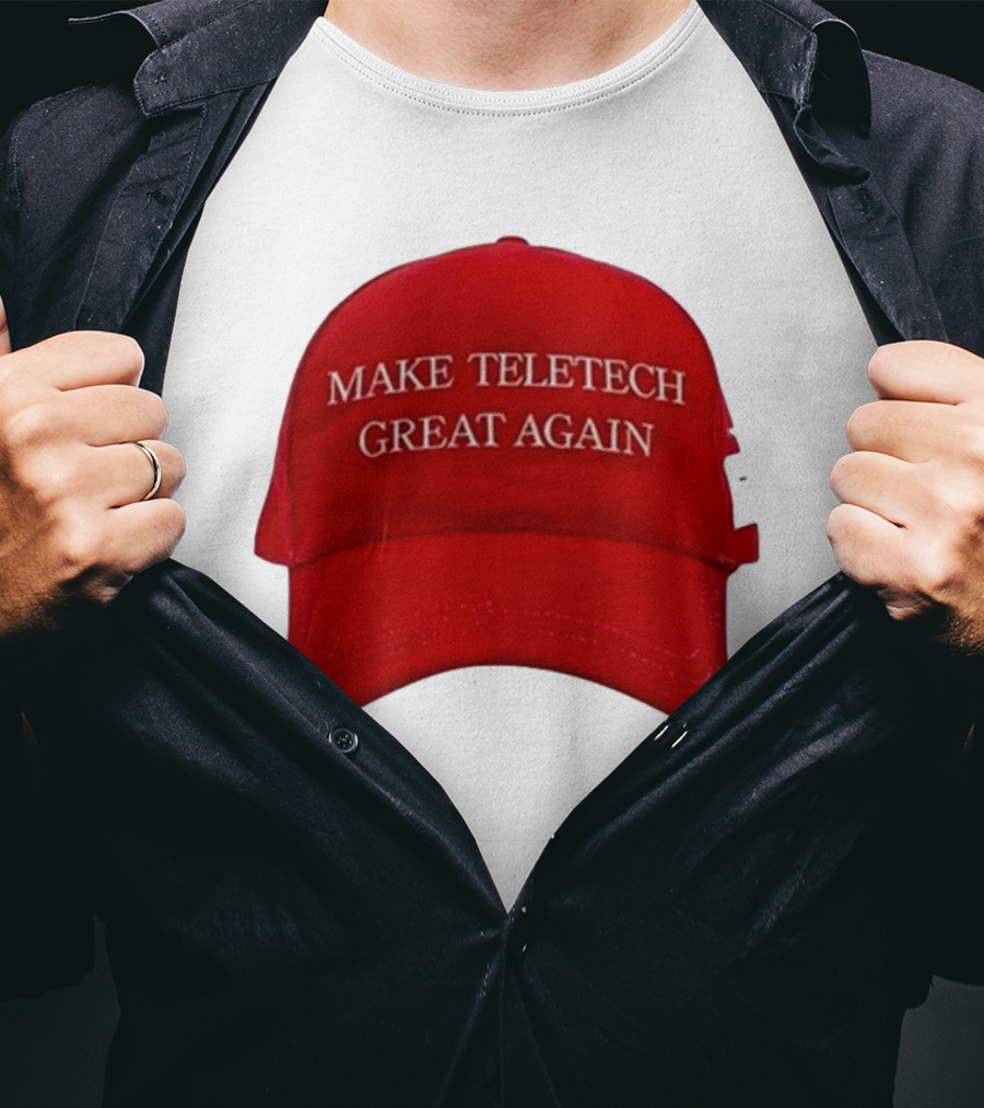 Make Teletech Great Again Teletech-Manchester 2025 Red Cap T-Shirt