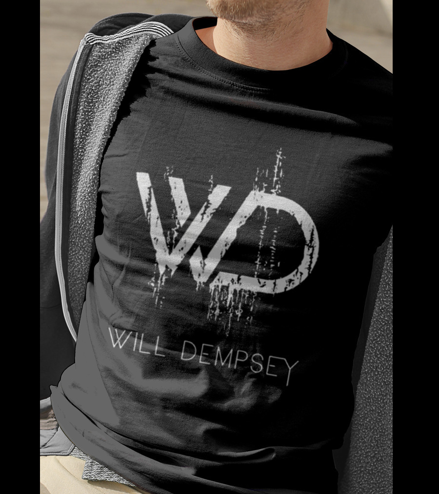 Will Dempsey WD Distressed Shorthand Emblem T-Shirt