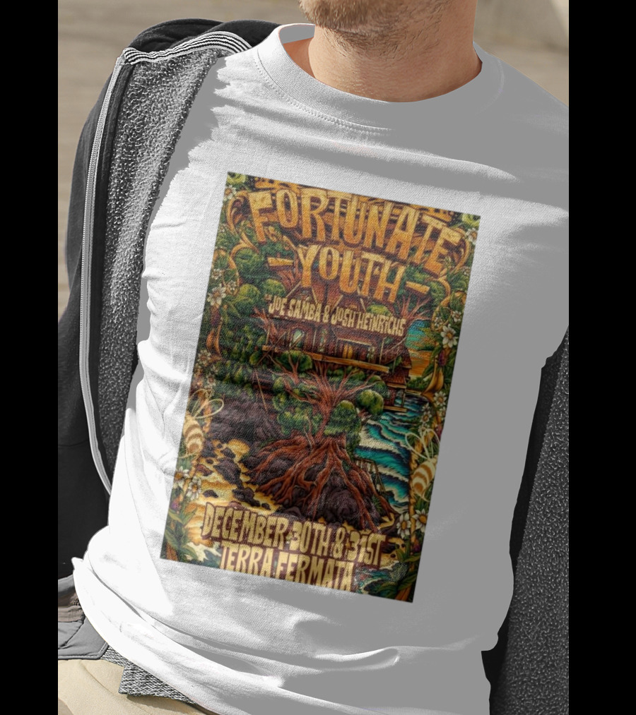 Fortunate Youth With Joe Samba And Josh Heinrichs At Terra Fermata December 30th And 31st T-Shirt