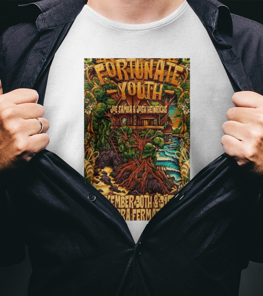 Fortunate Youth With Joe Samba And Josh Heinrichs At Terra Fermata December 30th And 31st T-Shirt