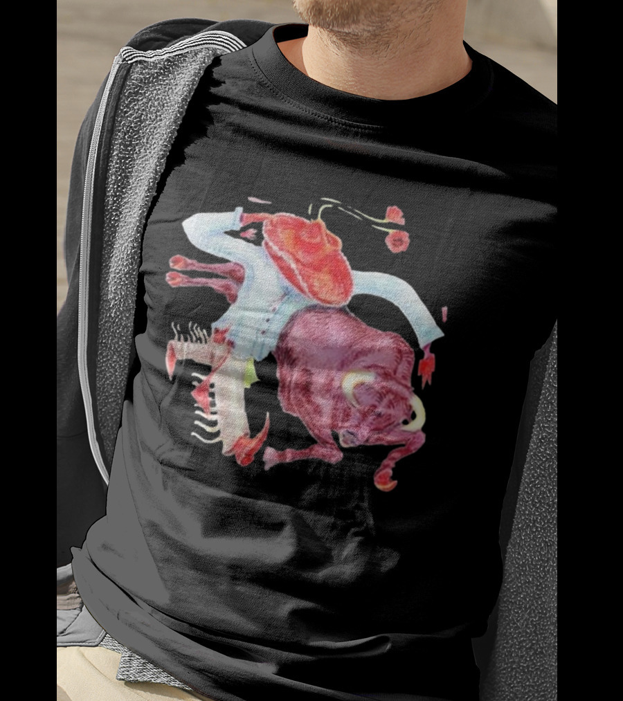 Flip Turn Burnout Days Rodeo Clown Bull Riding Hat Roses T-Shirt