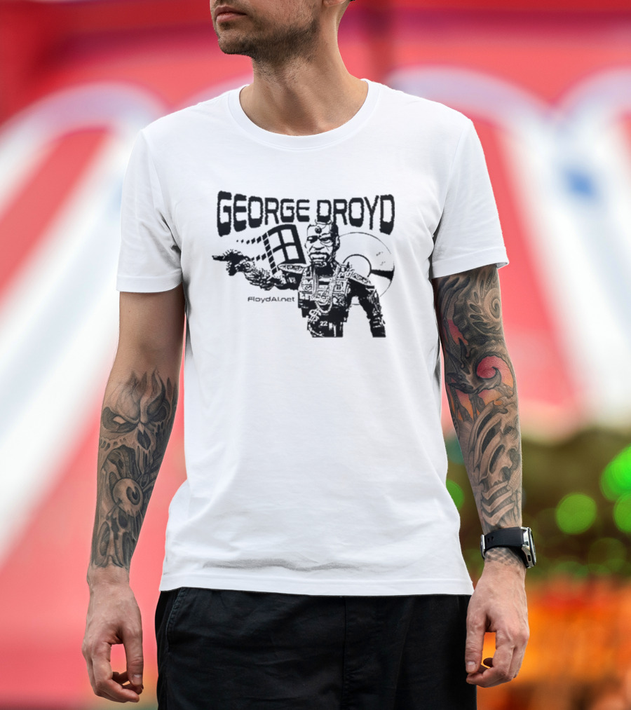 George Droyd FloydAI Windows CD Retro T-Shirt