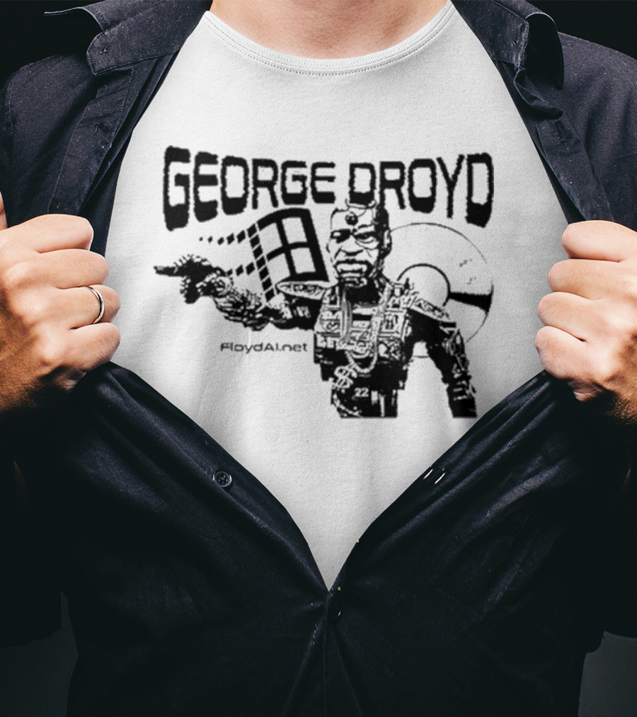 George Droyd FloydAI Windows CD Retro T-Shirt