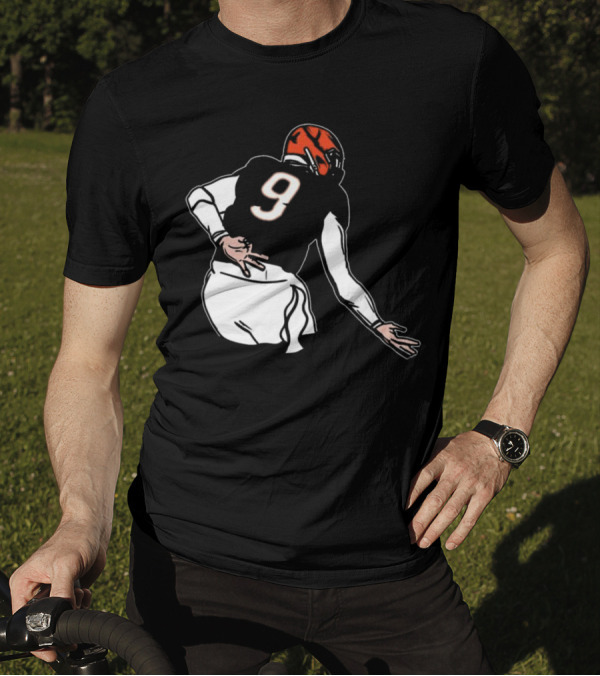 Joe Griddy Joe Burrow Number 9 Cincinnati Bengals Football T-Shirt