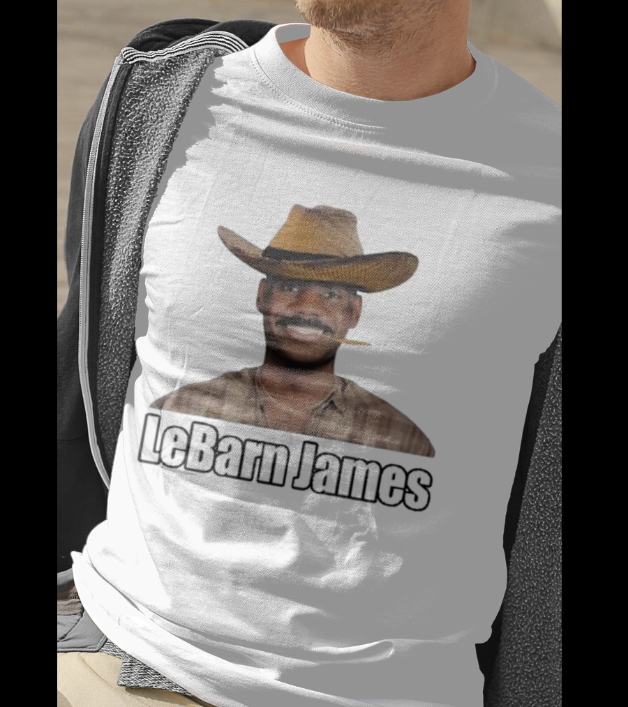 Lebron James Lebarn James Cowboy Hat Mustache T-Shirt