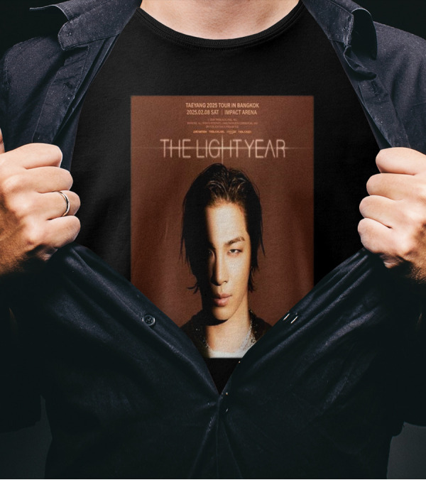 Taeyang 2025 Tour In Bangkok The Light Year February 8 Impact Arena T-Shirt