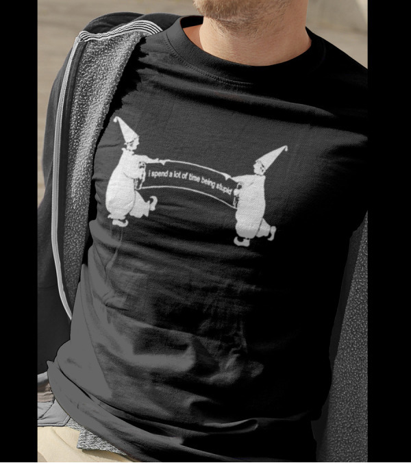Dogecore I Spend A Lot Of Time Being Stupid Clown Aesthetic T-Shirt