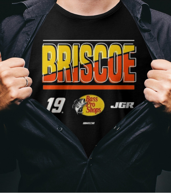Briscoe 19 JGR Bass Pro Shops NASCAR Joe Gibbs Racing Team Chase Briscoe T-Shirt