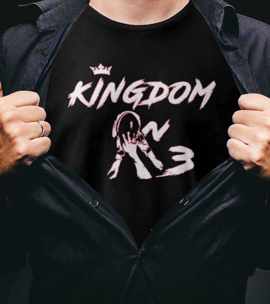 Kingdom N 3 Nebraska Cornhuskers Red Kingdom T-Shirt