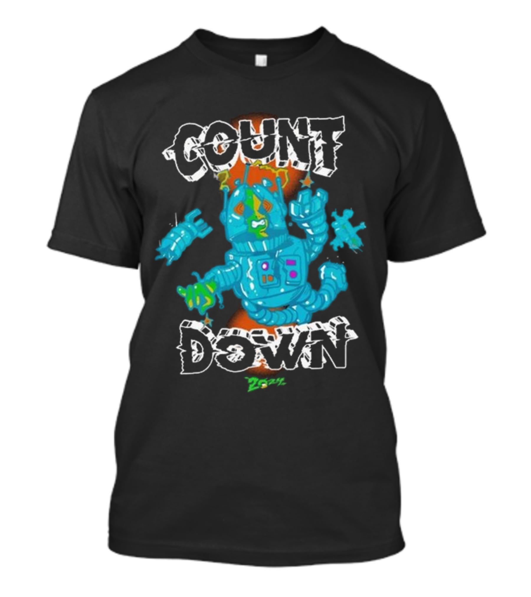 COUNTDOWN Insomniac Robot T-Shirt