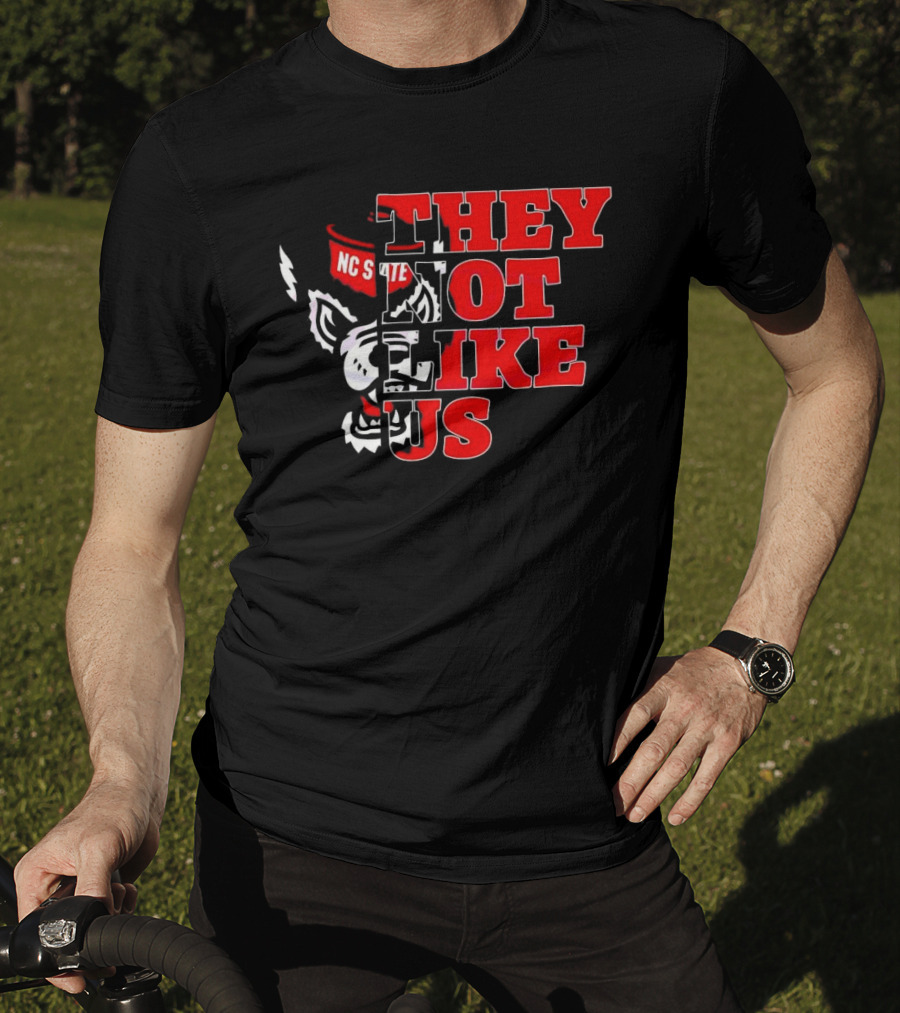 They Not Like Us NC State Wolfpack Football 2025 T-Shirt