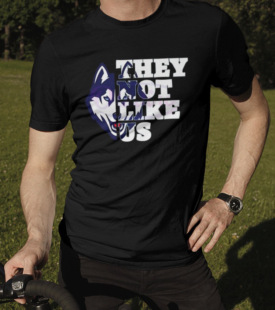 UConn Huskies They Not Like Us College Football 2025 T-Shirt