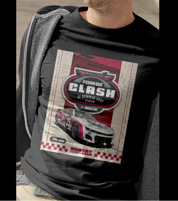Cook Out Clash NASCAR February 2 2025 Bowman Gray Stadium Winston-Salem North Carolina T-Shirt