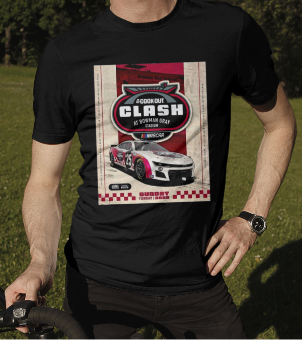 Cook Out Clash NASCAR February 2 2025 Bowman Gray Stadium Winston-Salem North Carolina T-Shirt
