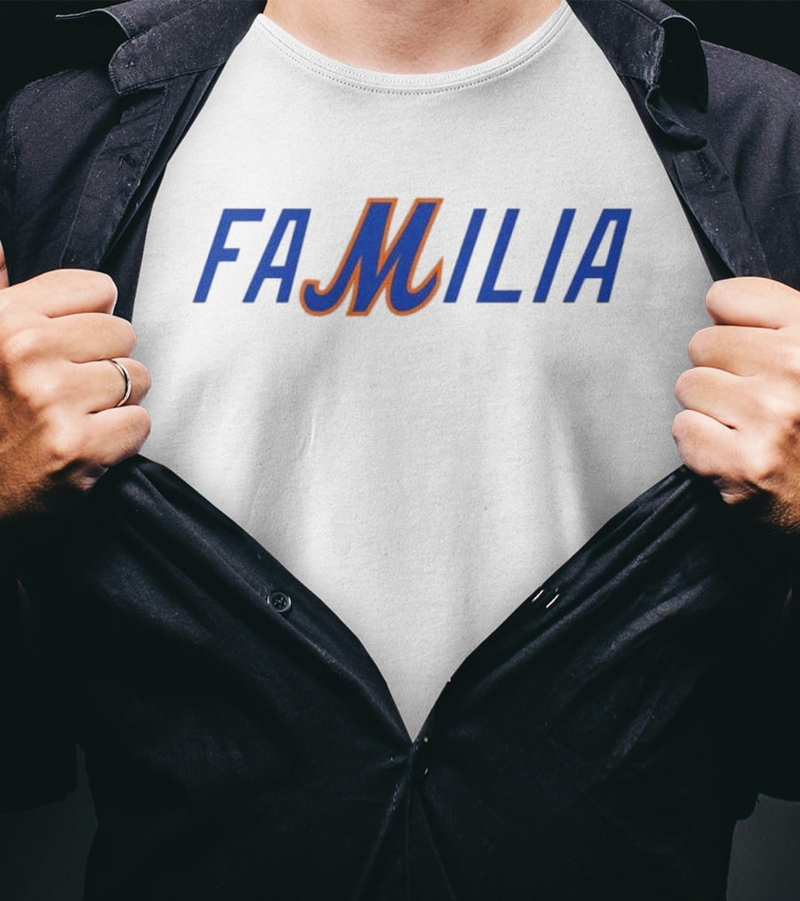 Familia Mets Baseball Team T-Shirt