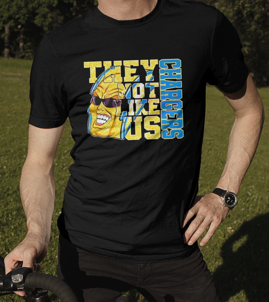 Los Angeles Chargers Glitter They Not Like Us 2025 T-Shirt