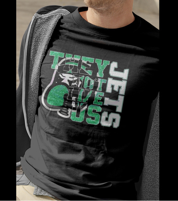 They Not Like Us Glitter New York Jets 2025 T-Shirt