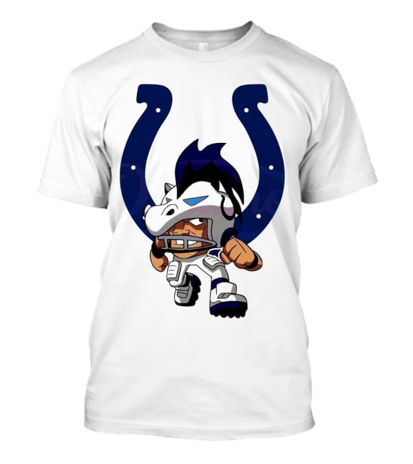 Indianapolis Colts Rush Zone NFL Character 2025 T-Shirt
