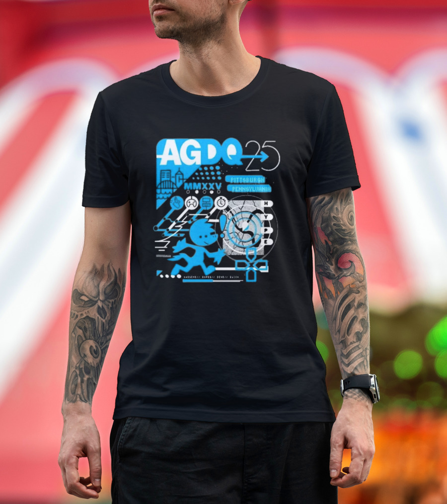 AGDQ 25 Pittsburgh Pennsylvania MMXXV Hype Speed Run Event T-Shirt