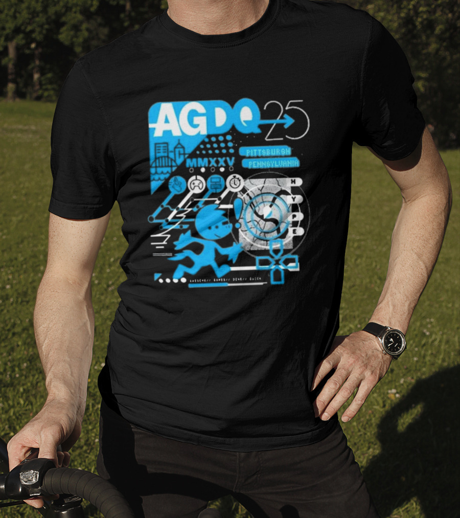 AGDQ 25 Pittsburgh Pennsylvania MMXXV Hype Speed Run Event T-Shirt