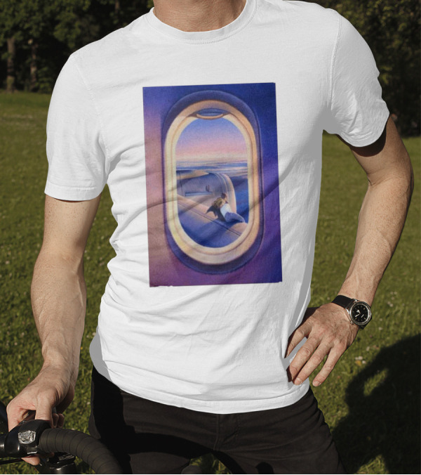 Shang Chengxiang Last Kiss Airplane Window View T-Shirt