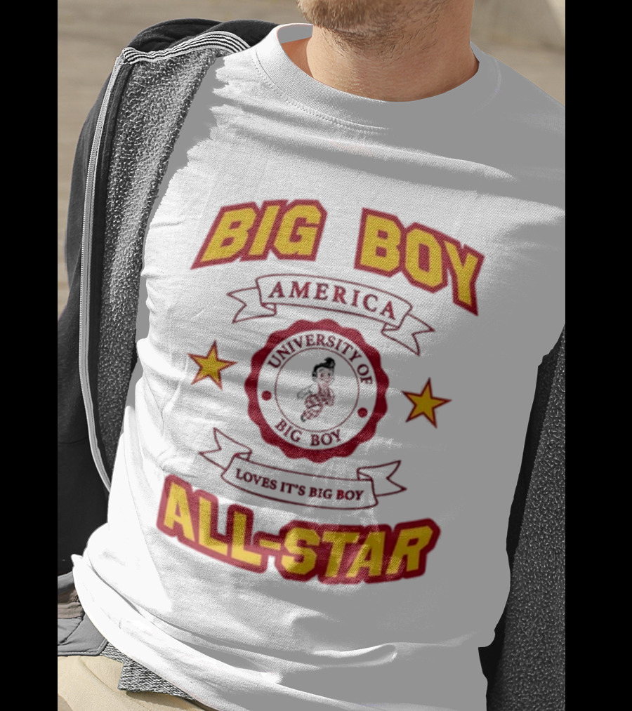 Big Boy University Of America All-Star Loves It's Big Boy T-Shirt