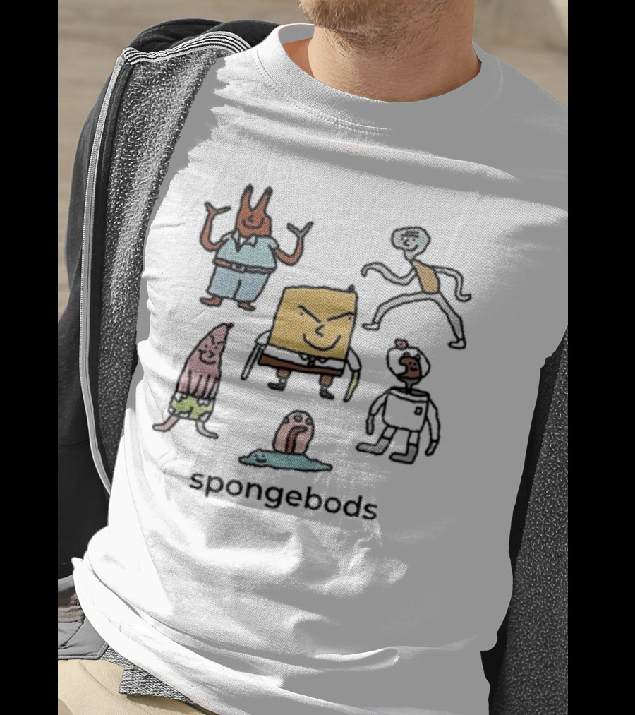 Dalesbits Spongebods Character Lineup T-Shirt