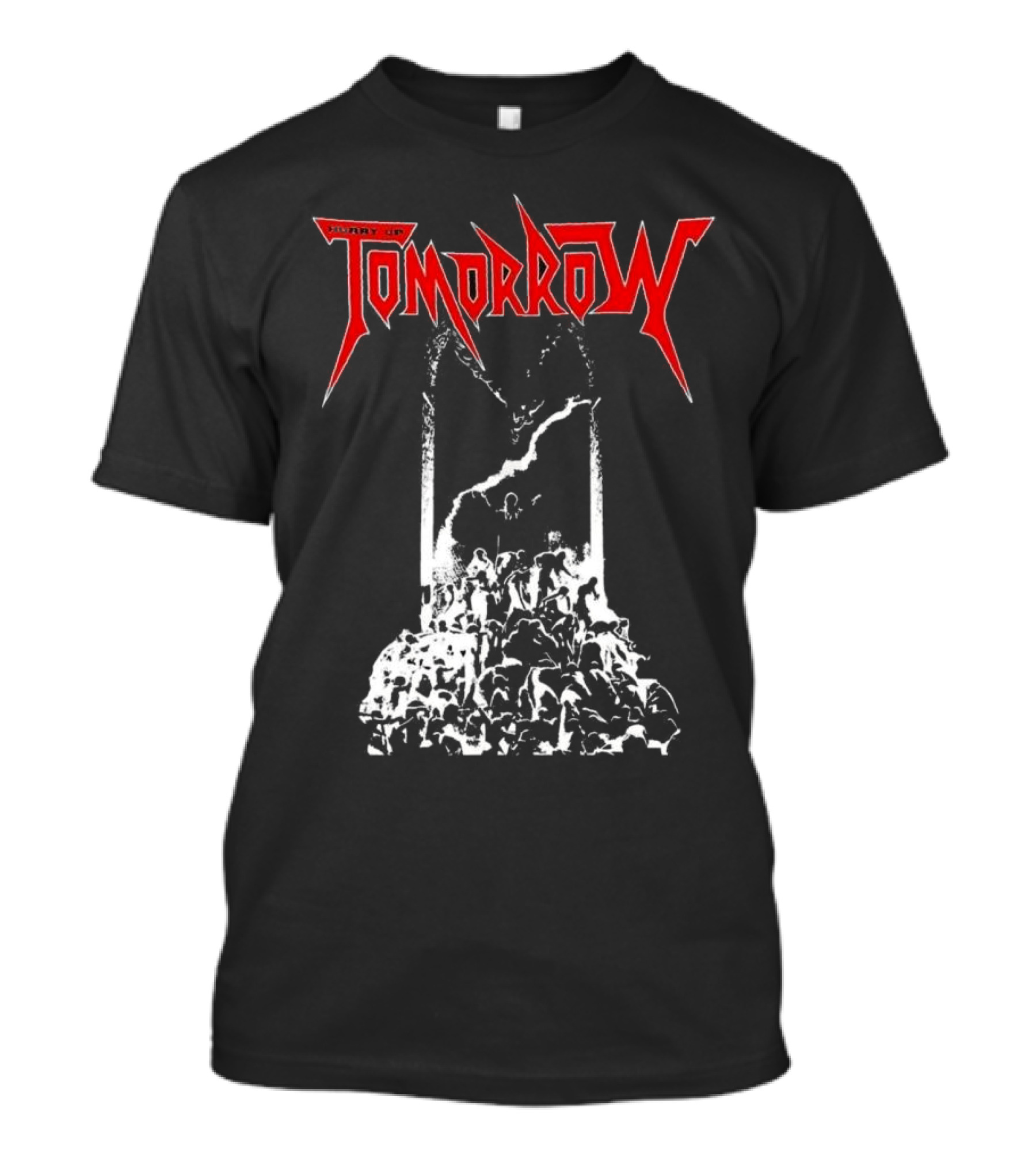 Hurry Up Tomorrow Heavy Metal Gothic Architecture Crowd T-Shirt