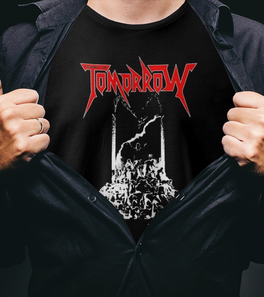 Hurry Up Tomorrow Heavy Metal Gothic Architecture Crowd T-Shirt