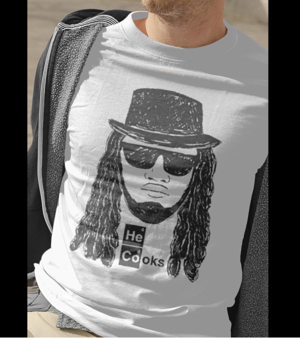He Cooks Breaking Bad Chemistry Parody With James Face T-Shirt