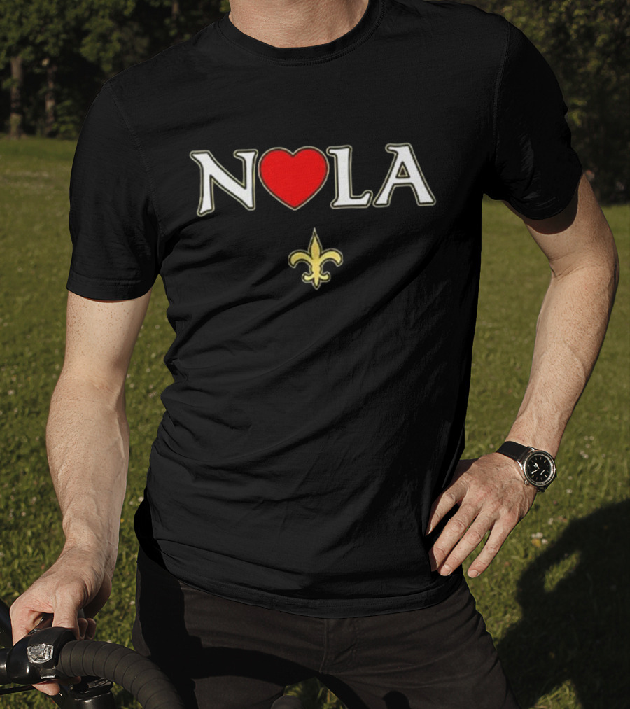 NOLA Heart Fleur De Lis New Orleans 2025 T-Shirt