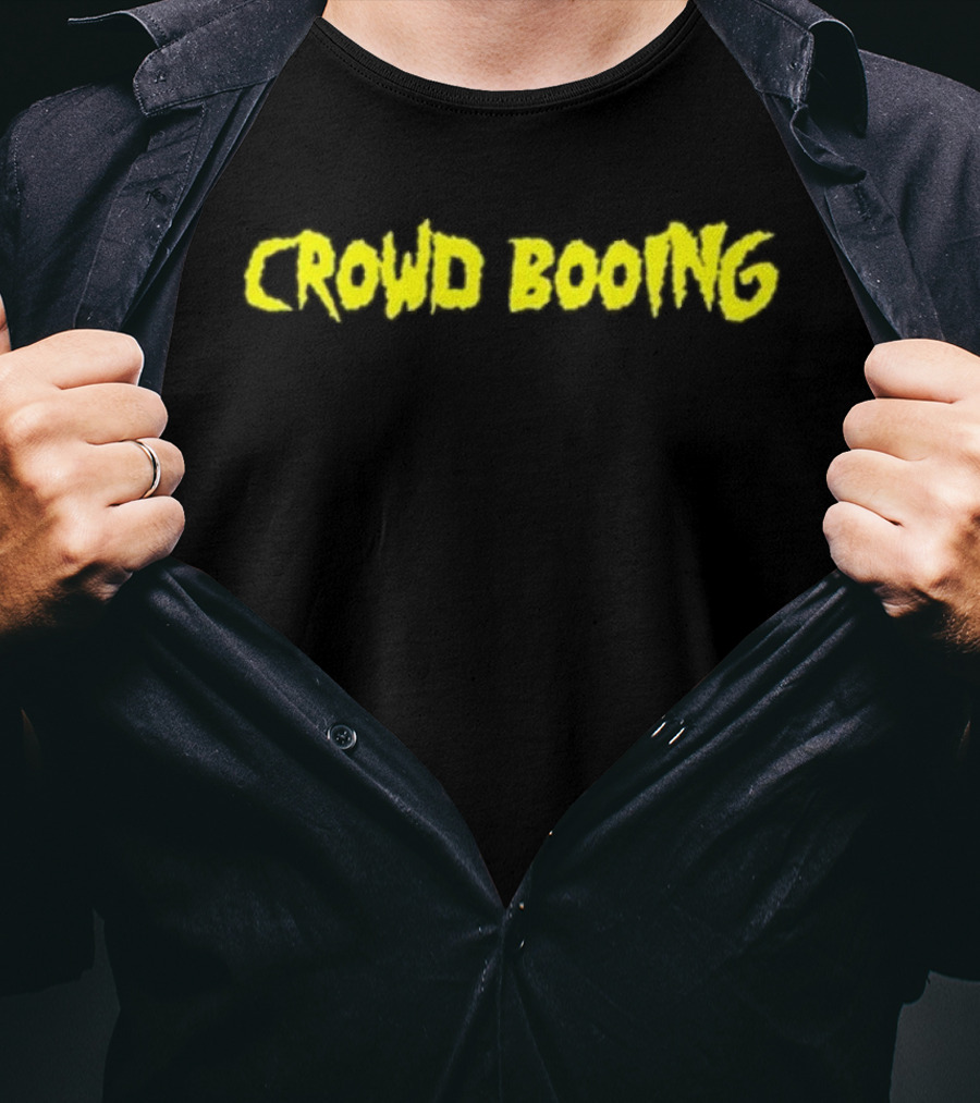 Notthattomgreen Hulk Hogan Crowd Booing T-Shirt