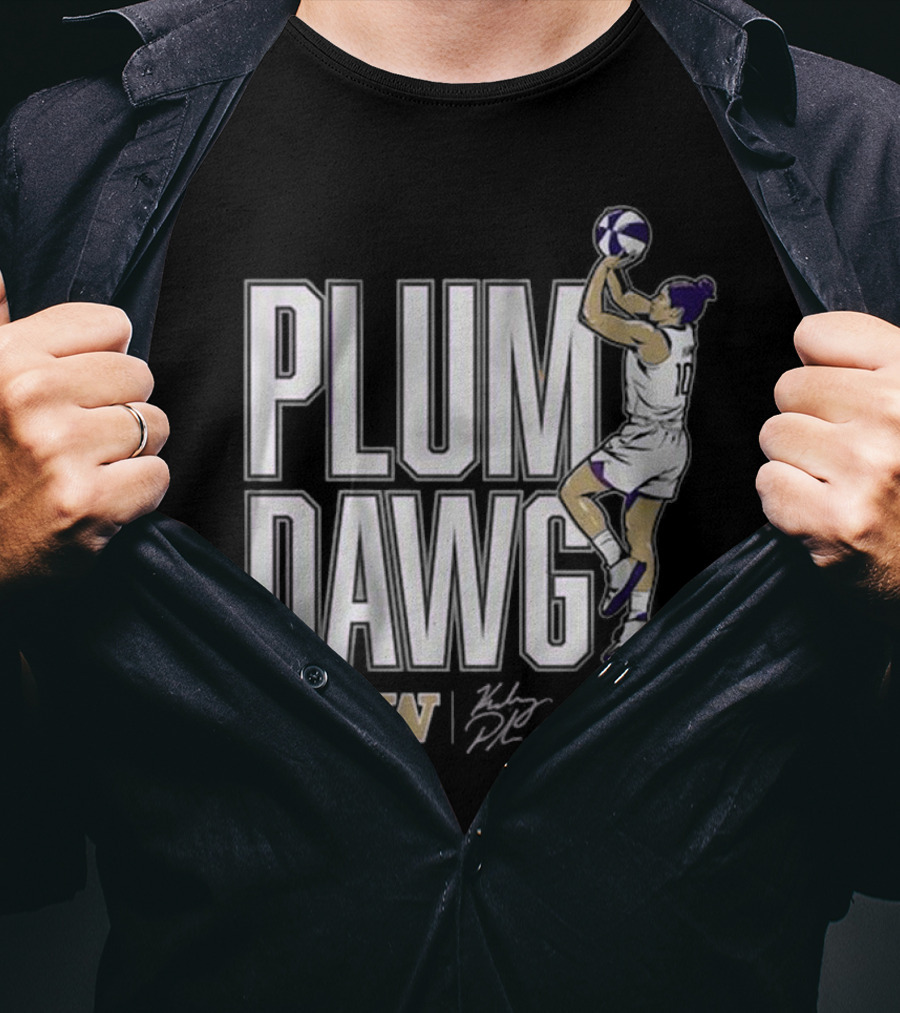 Kelsey Plum Dawg Washington Huskies Number 10 Basketball T-Shirt