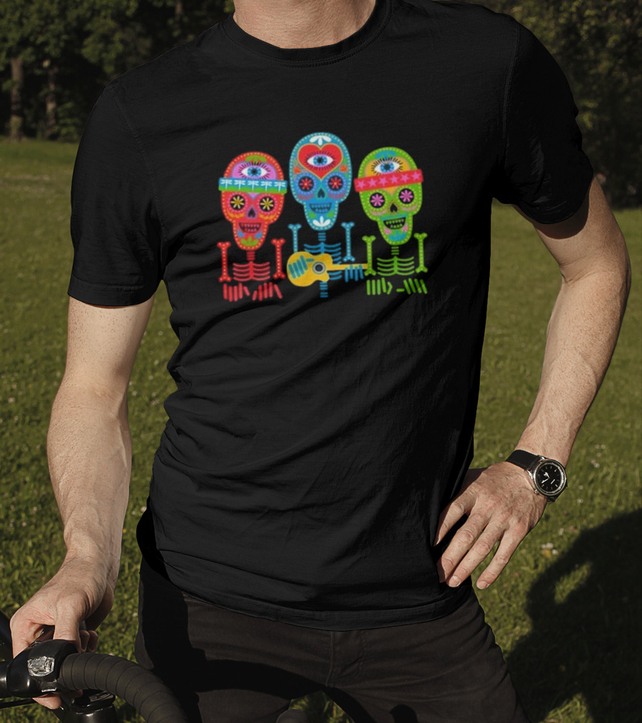 The Skeleton Krewe Trio Dark Star Orchestra Event 2025 Día De Los Muertos T-Shirt