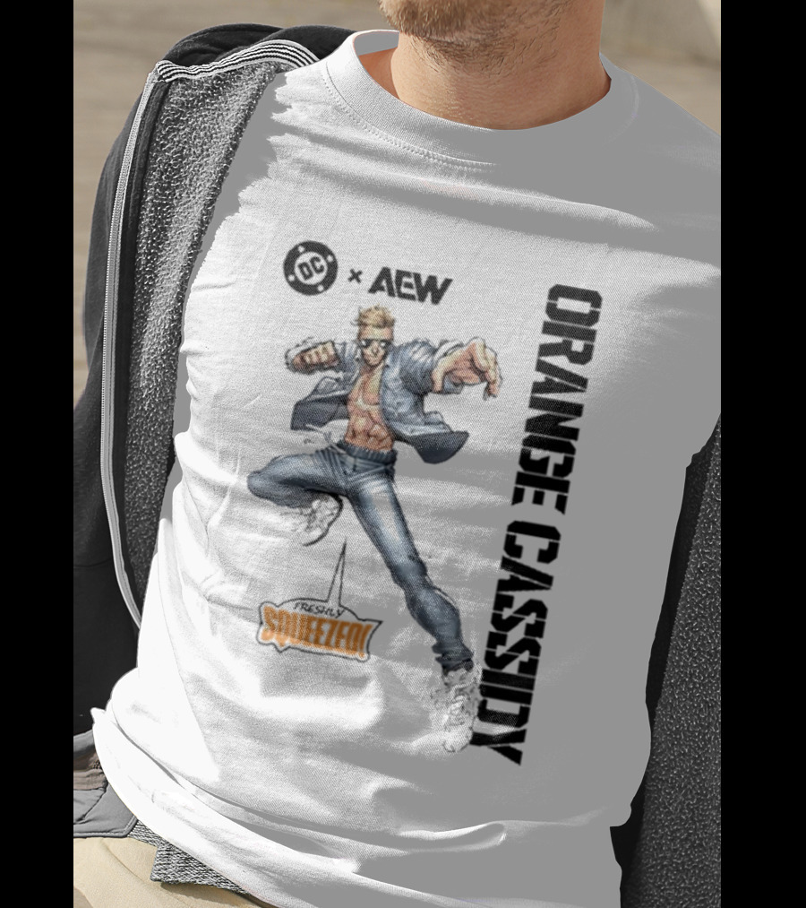 AEW Orange Cassidy Freshly Squeezed OC Comic T-Shirt